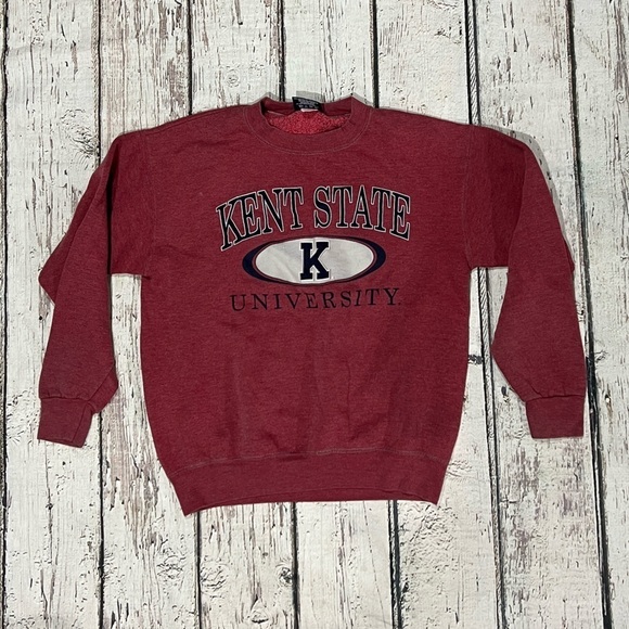 Vintage 90s Kent State University Golden Flashes NCAA College Sweatshirt - Picture 1 of 5